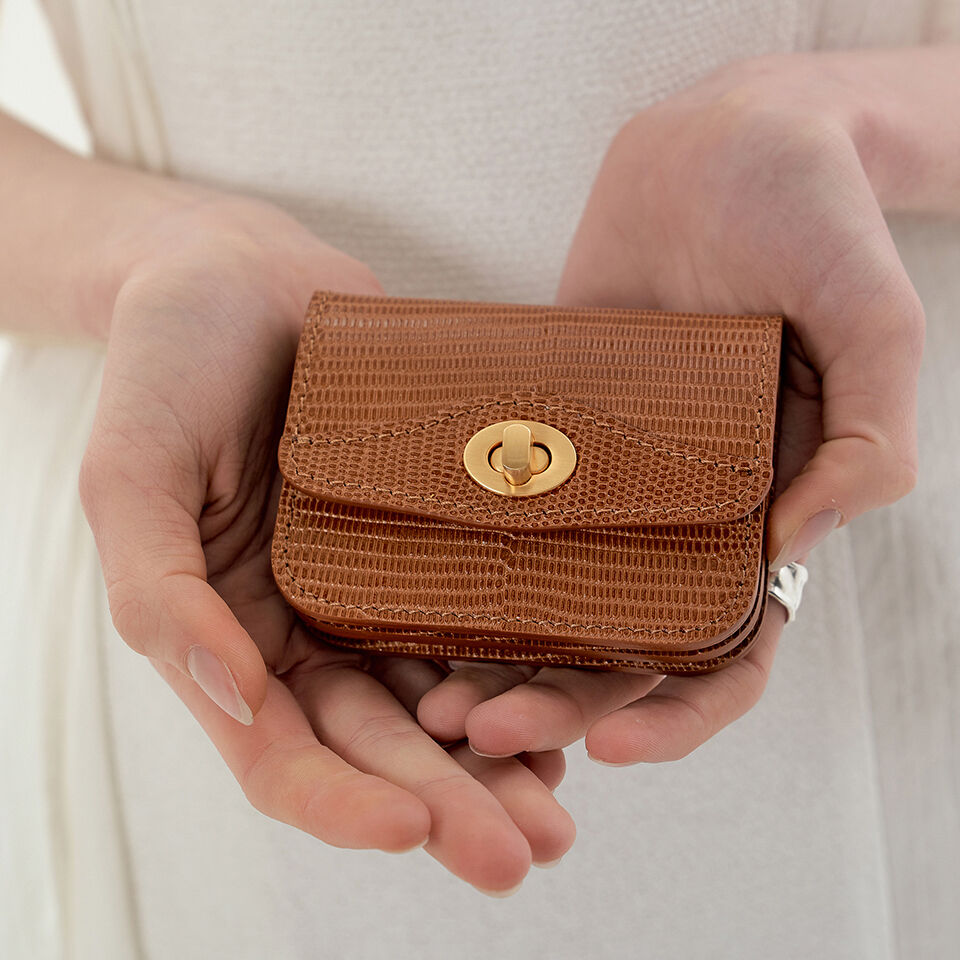 Wonder wallet (Lizard brown) - 감도 깊은 취향 셀렉트샵 29CM