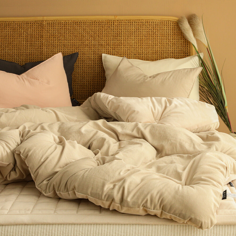 GATA / Big waves pillow case IVORY GATA Big Waves Duvet Cover