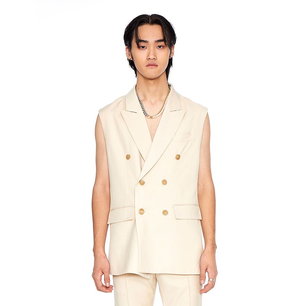 CLASSIC SLEEVELESS SUIT JACKET_IVORY 감도 깊은 취향 셀렉트샵 29CM