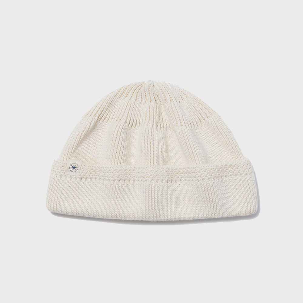 ニットキャップ・ビーニー TMB Dubre Cable Damage Beanie WHITE MAILS ニット帽 ニットキャップ WOOL PAPER DOUBLE KNIT