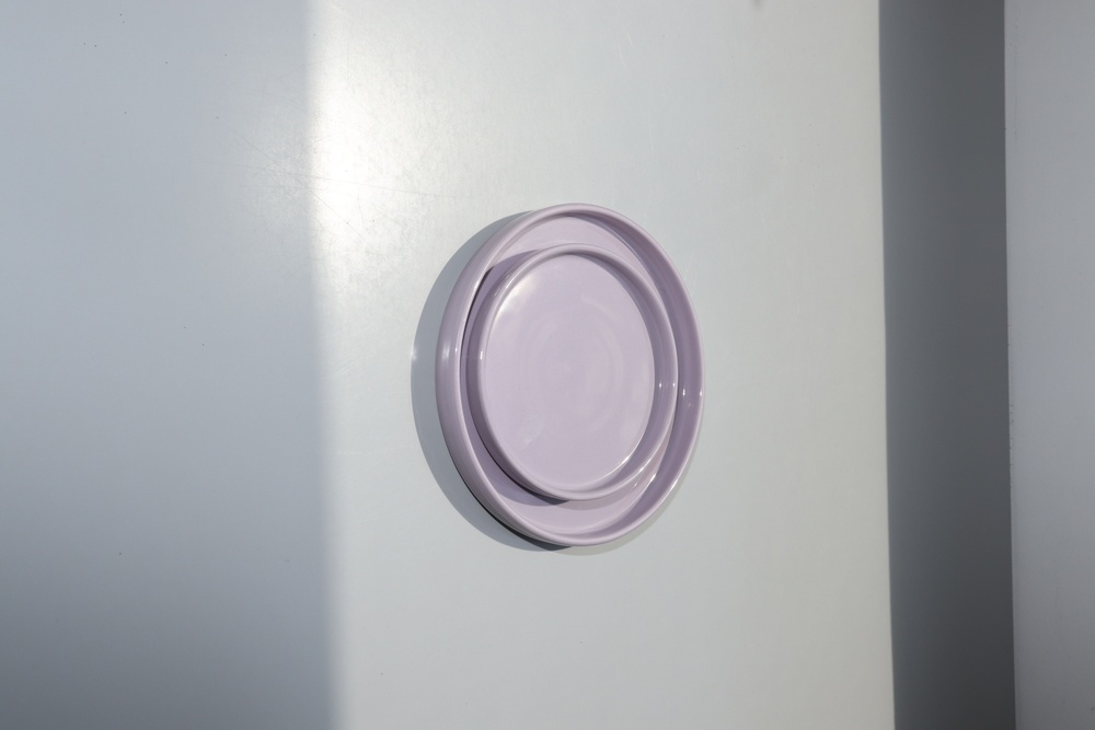 circle plate(violet)