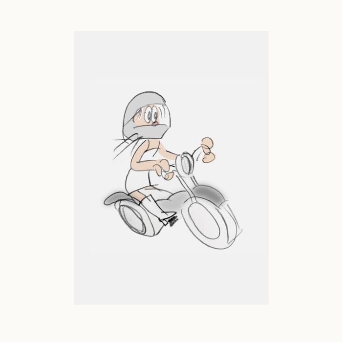 Motorcycle Girl Poster / Duelmarlin of Aeiou 감도 깊은 취향 셀렉트샵 29CM