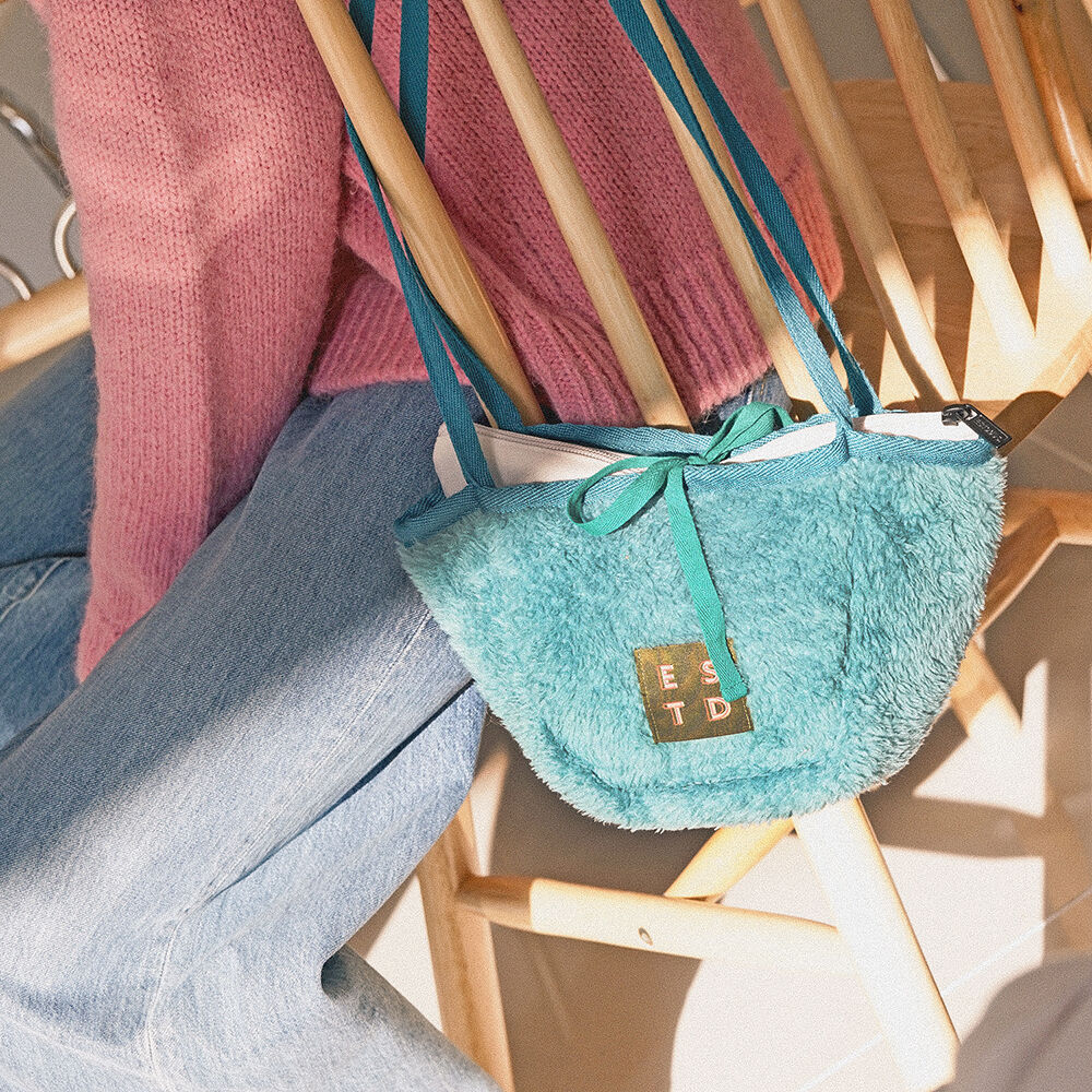 ■DE MERIEL■ Bonnie Canvas Bag SmallDenim BONNIE CANVAS Demeriel] Bonnie Canvas Bag Small Denim - 감도 깊은 취향