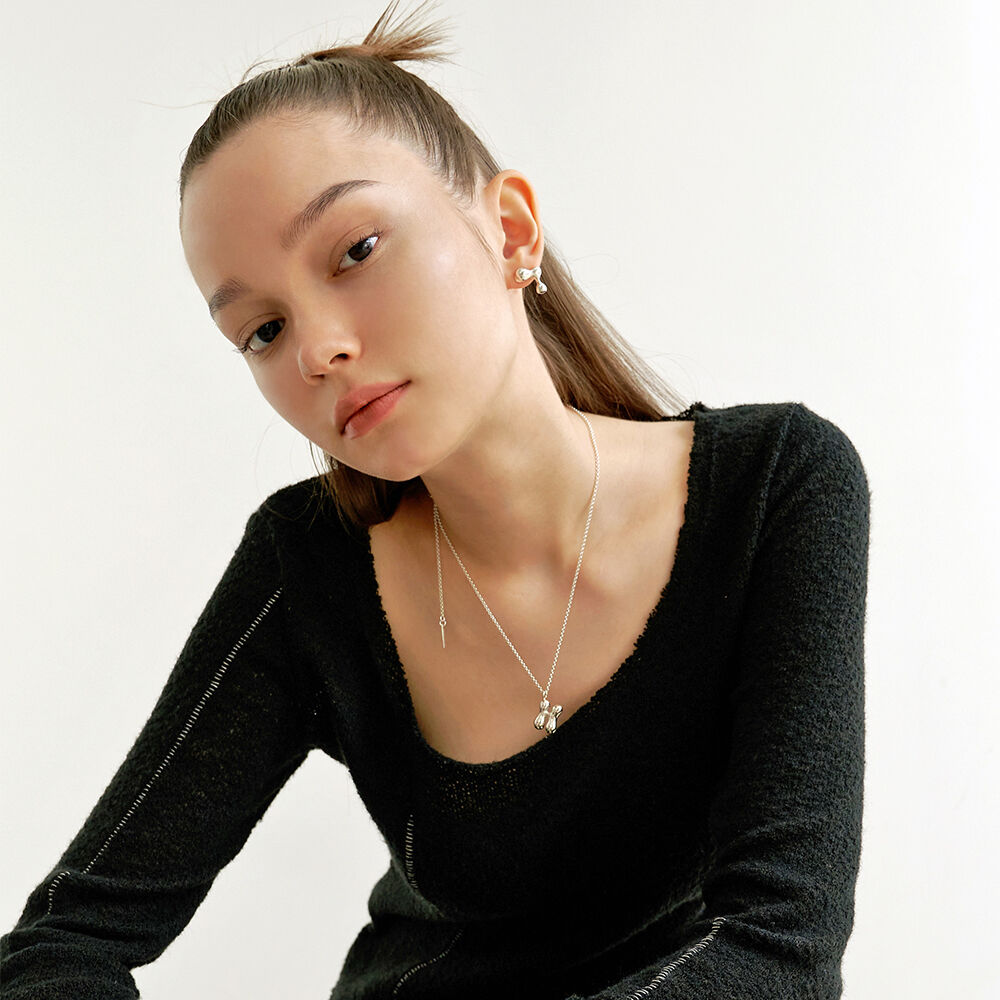 leeENoir■Flow Initial Necklace (classic chain) ネックレス Flow Initial Necklace (classic chain) | ファッション通販