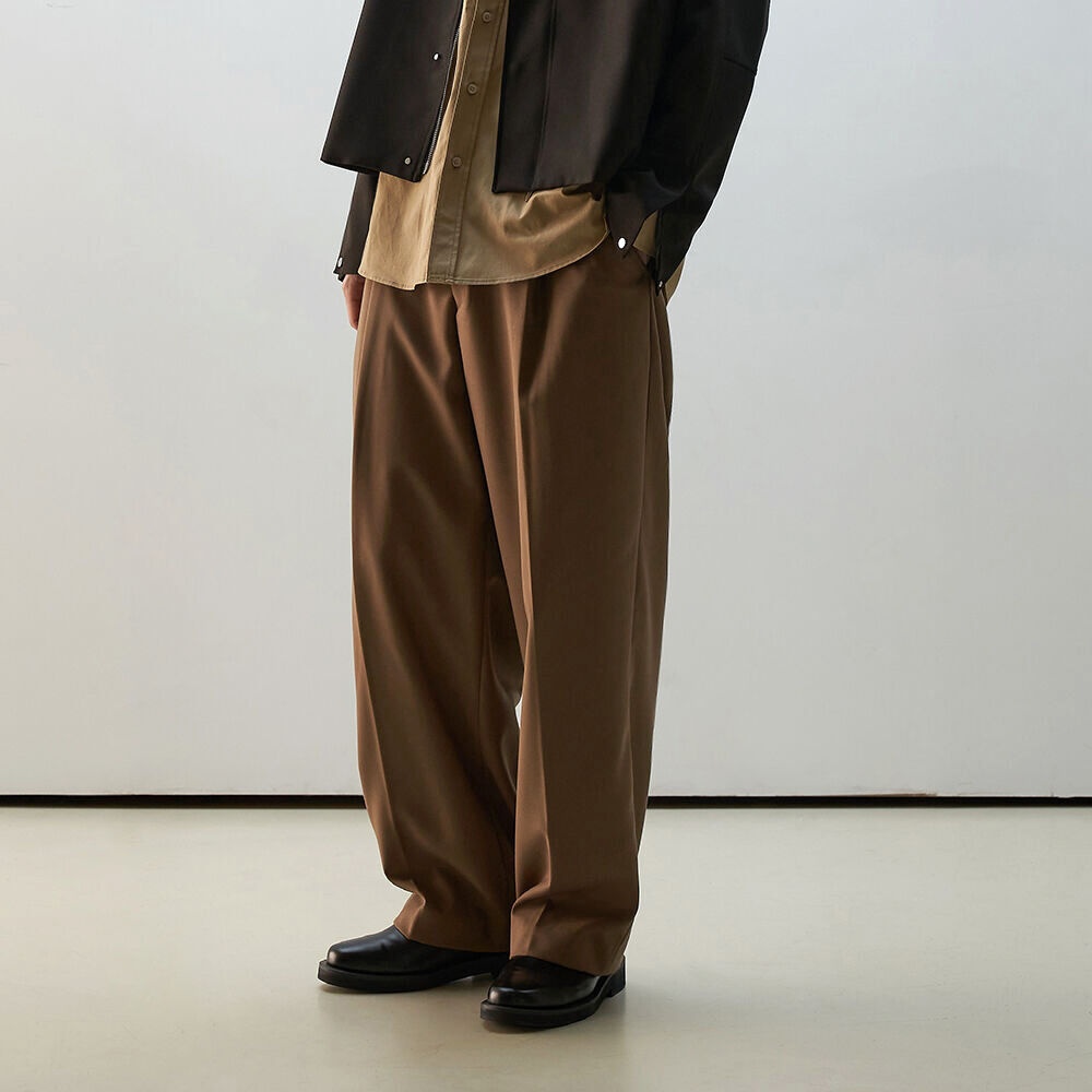 販売 YOKE 1 tuck wide trousers rahathomedesign.com