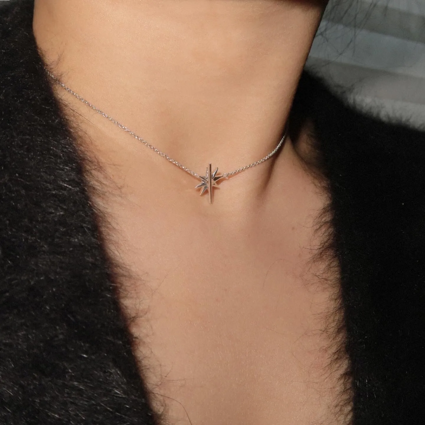 ★Hei★ [Oh My Girl Yubin wearing][sv925] cubic cross neckla 오마이걸 유빈 착용 제품안내 [sv925] malibu chain necklace