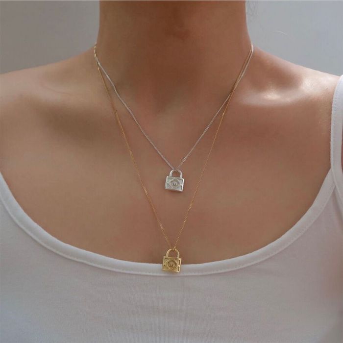 PADLOCK INITIAL NECKLACE 감도 깊은 취향 셀렉트샵 29CM