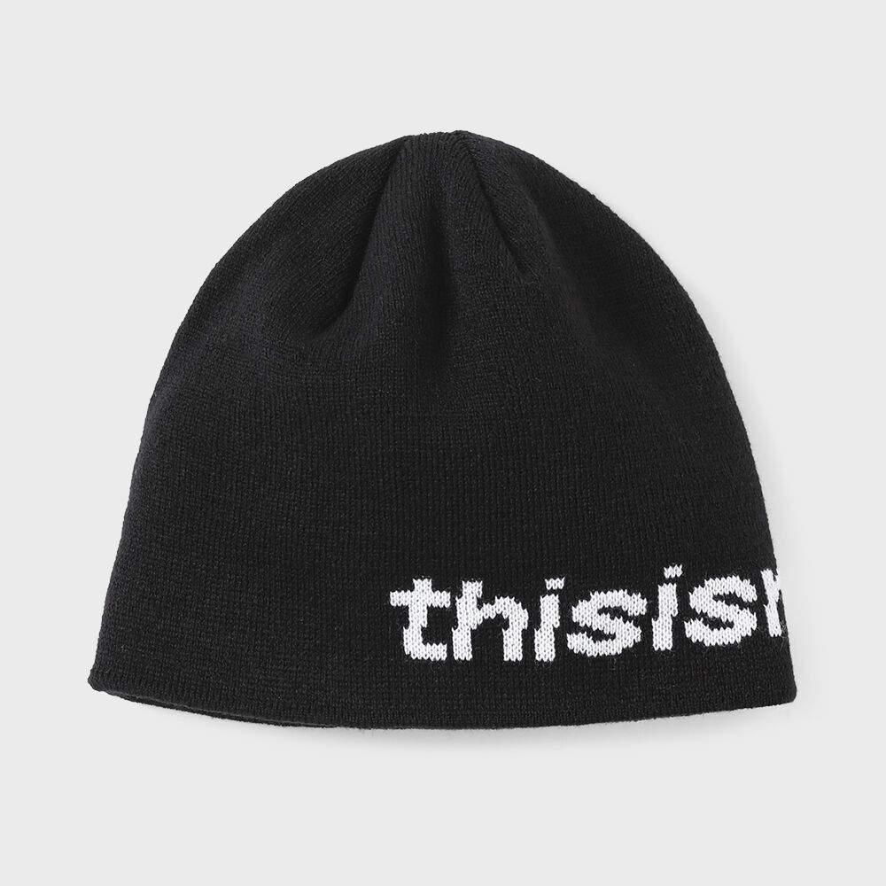 SPLogo No Cuff Beanie Black 감도 깊은 취향 셀렉트샵 29CM