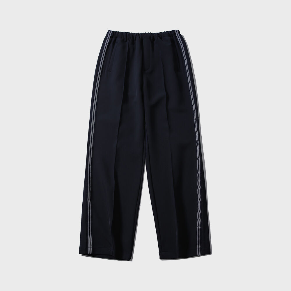 3STAR PIPING TRACK PANTS_BLACK(NG2DSUPA10A) - 감도 깊은 취향