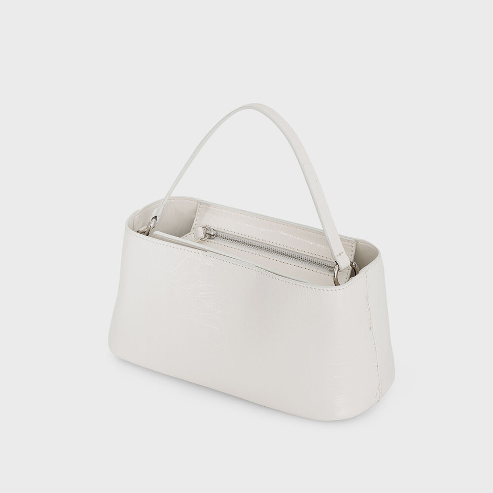 YY CRINKLE PILLOW HANDLE MINI (WHITE) - 감도 깊은 취향