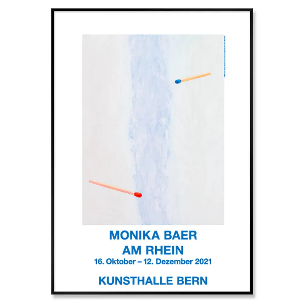 모니카 베어 Monika Baer - Am Rhein (액자 포함)