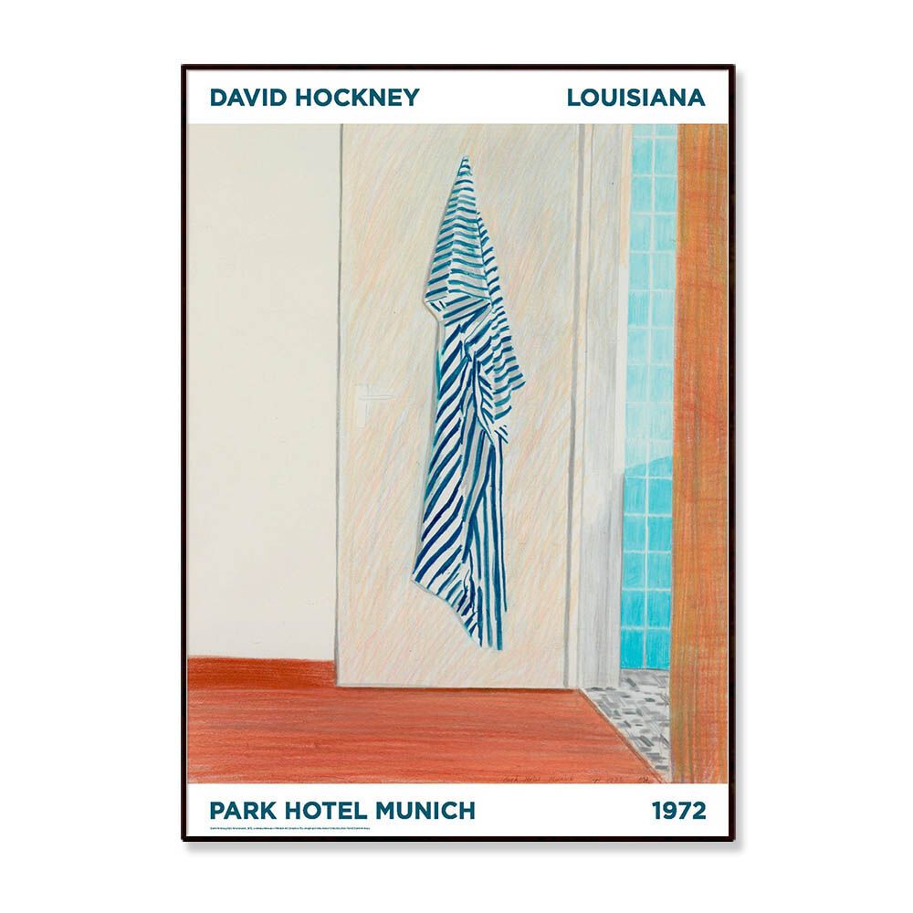 데이비드 호크니 DAVID HOCKNEY - PARK HOTEL MUNICH (액자 포함)