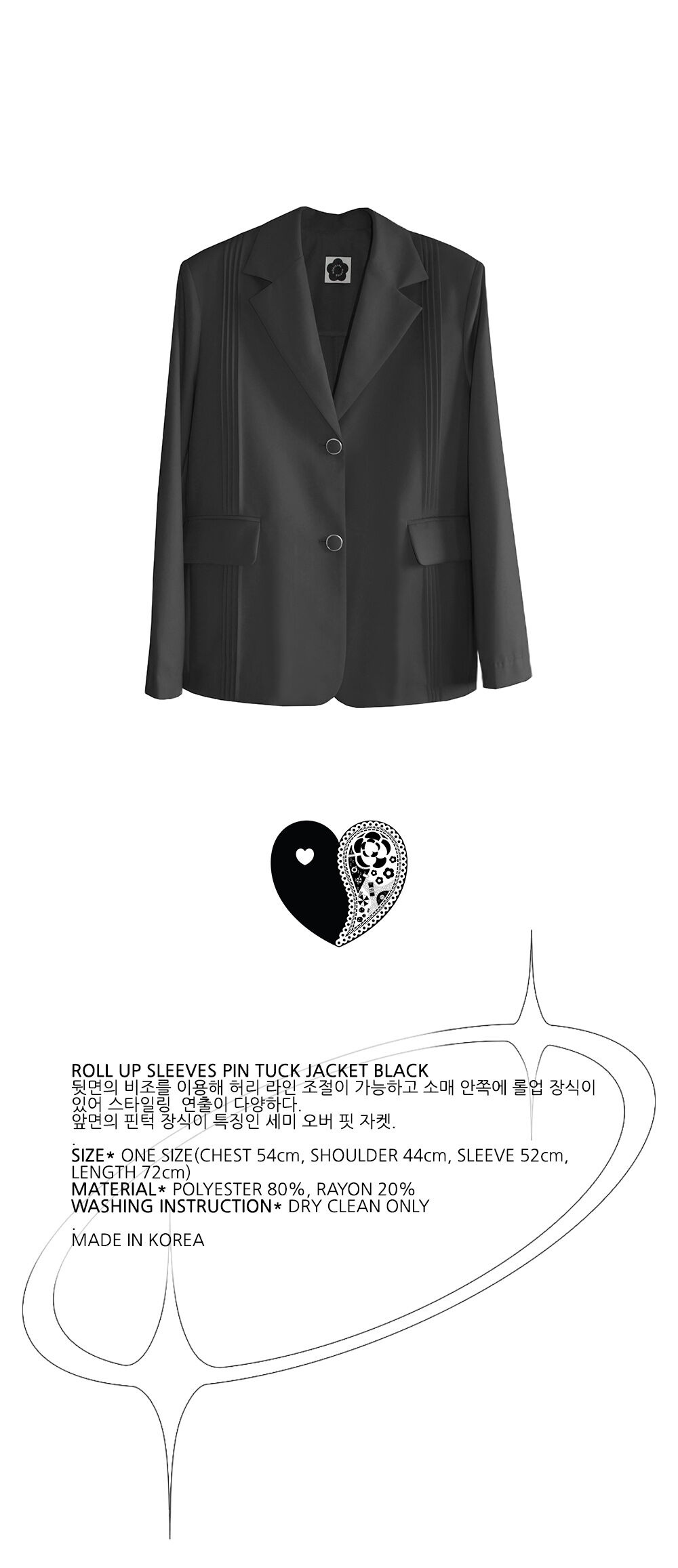 roll-up-sleeves-pin-tuck-jacket-black-29cm