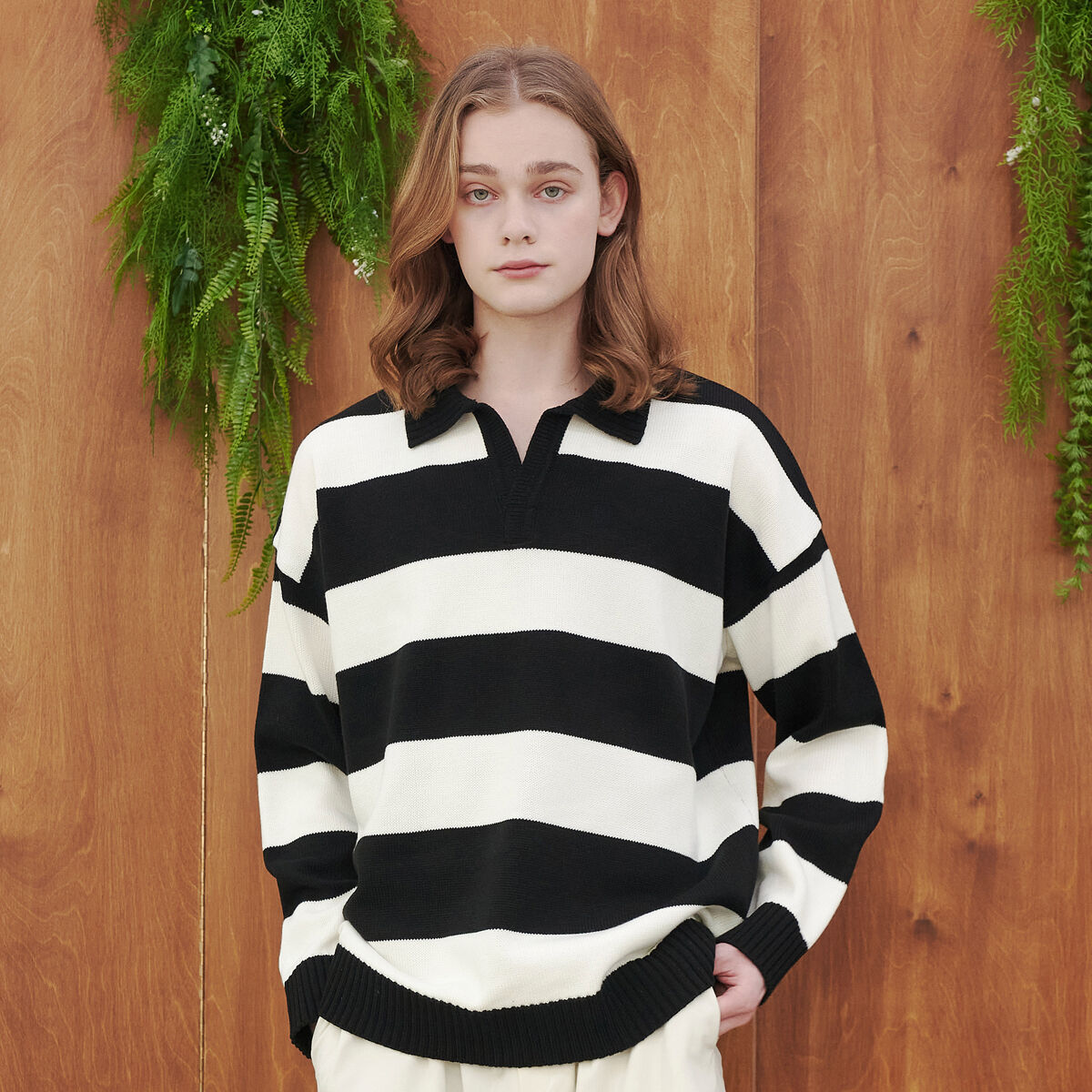 ★HIGHTIDE FRANKIE★ Frankie Rugby Knit Black MUSINSA | HIGHTIDE FRANKIE FRANKIE RUGBY KNIT BLACK