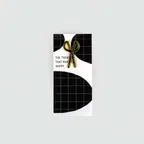 Black scissors pin