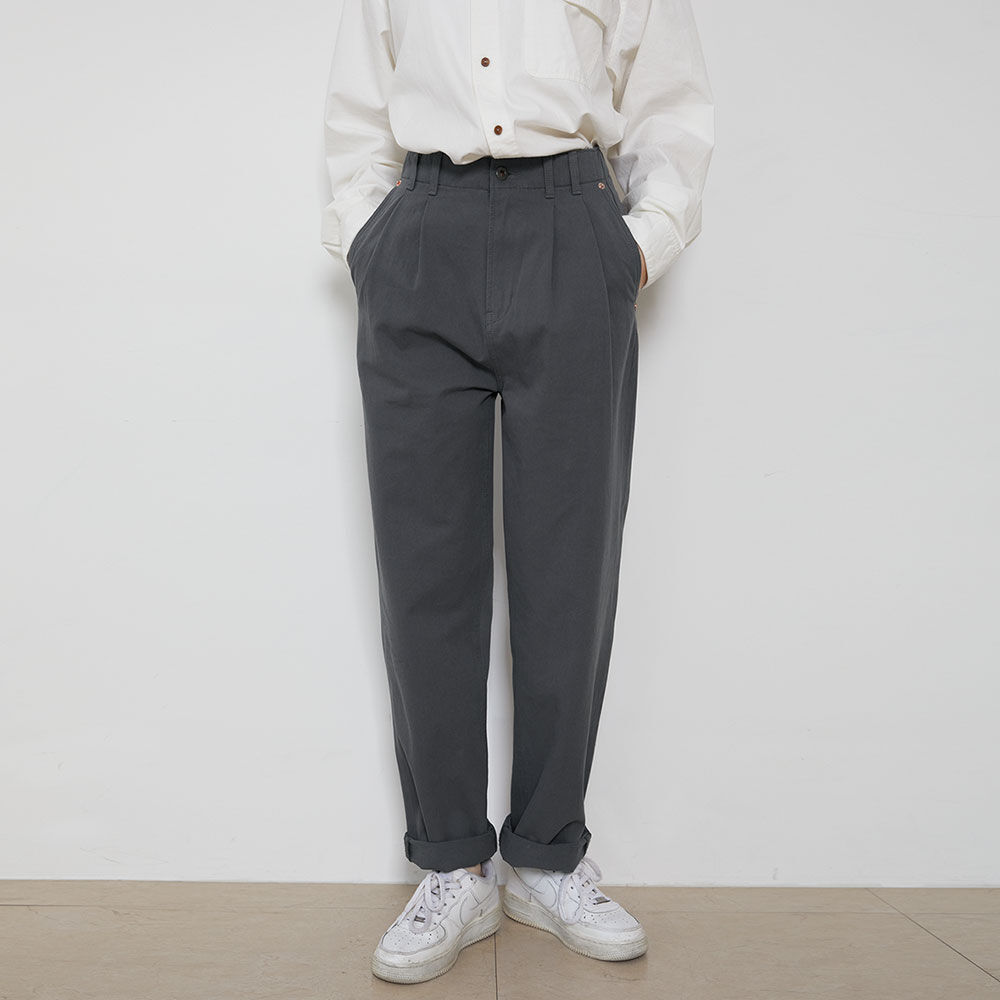 Herringbone Straight Pants OATMEAL - 감도 깊은 취향 셀렉트샵