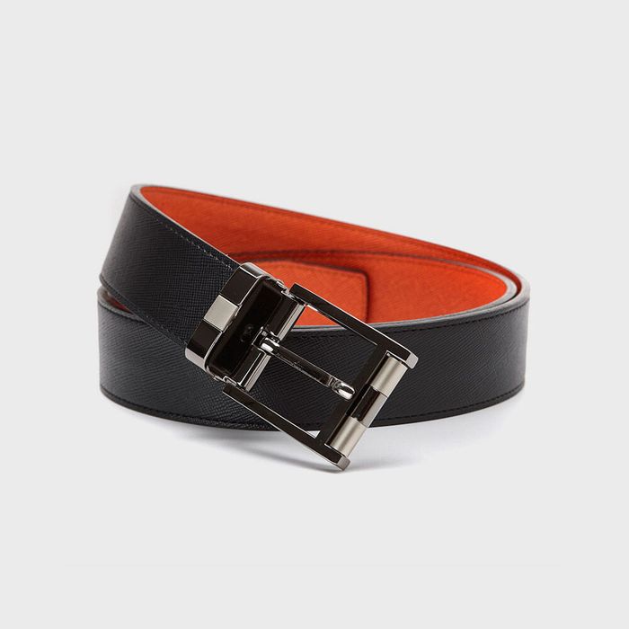 [+10CM LONG] GOLF BELT_ 리버시블 벨트(블랙+오렌지) 감도 깊은 취향 셀렉트샵 29CM