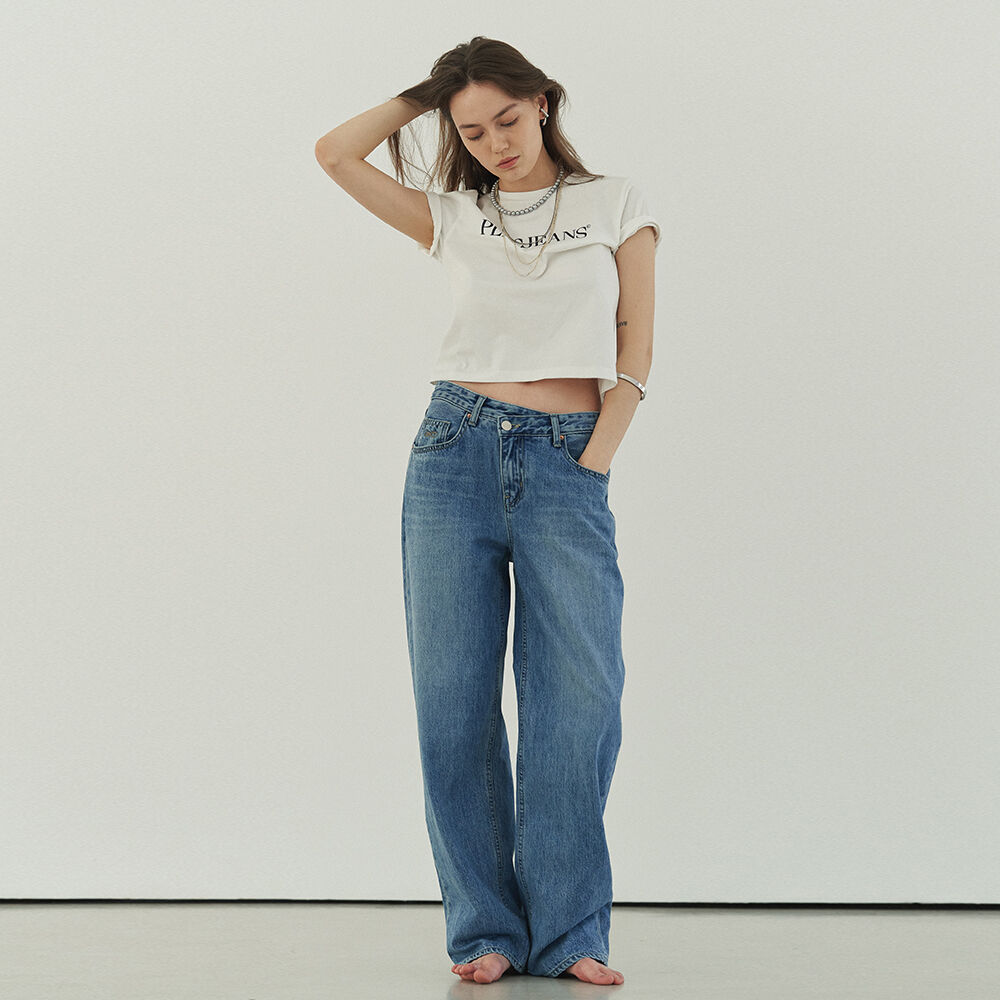 YEEL SIDE CUBIC DENIM PANTS BLUE - 감도 깊은 취향 셀렉트샵 29CM