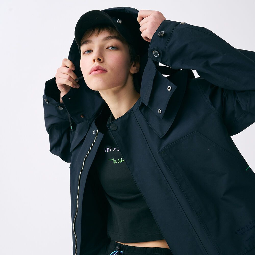CROP FIELD JUMPER UNISEX SWS1JP01DN 29CM crop-field-jumper-unisex-sws1jp01dn-29cm