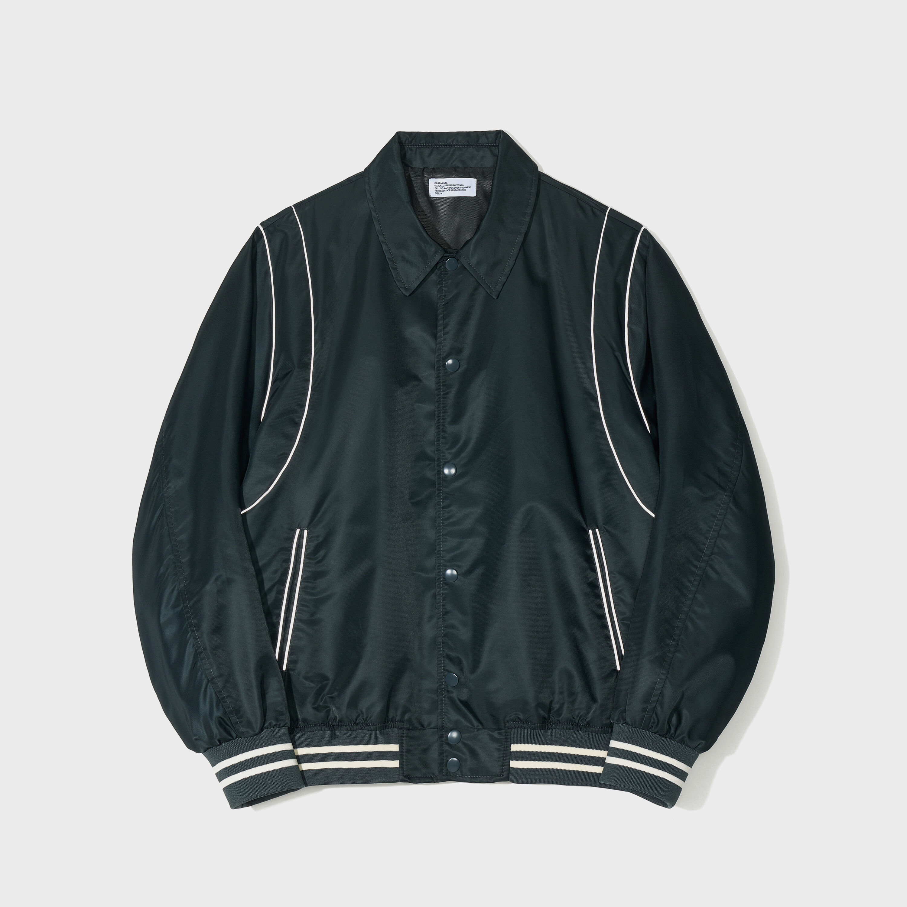 Reflective Varsity Jacket Green - 감도 깊은 취향 셀렉트샵 29CM