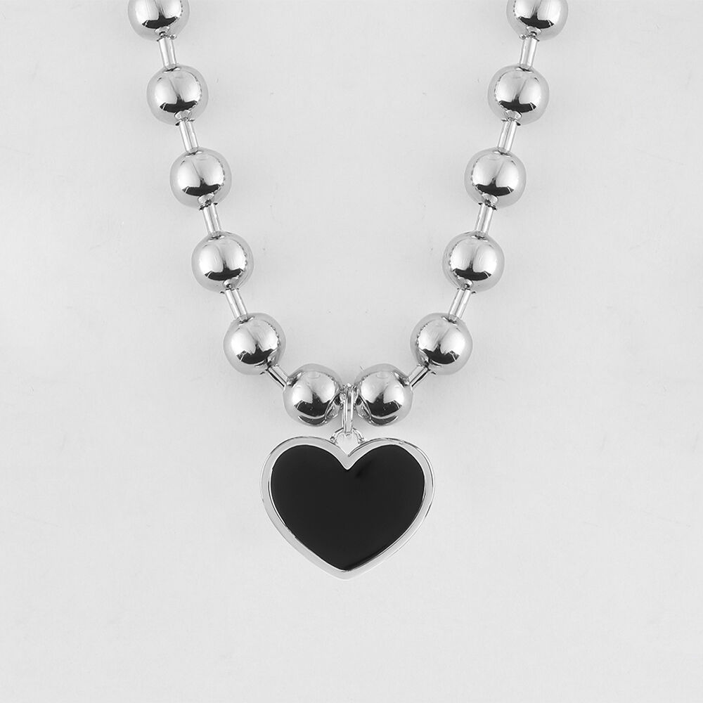 ３点セット [NONENON] BIG LOVE + OVAL + NONE BAR NECKLACE 논논