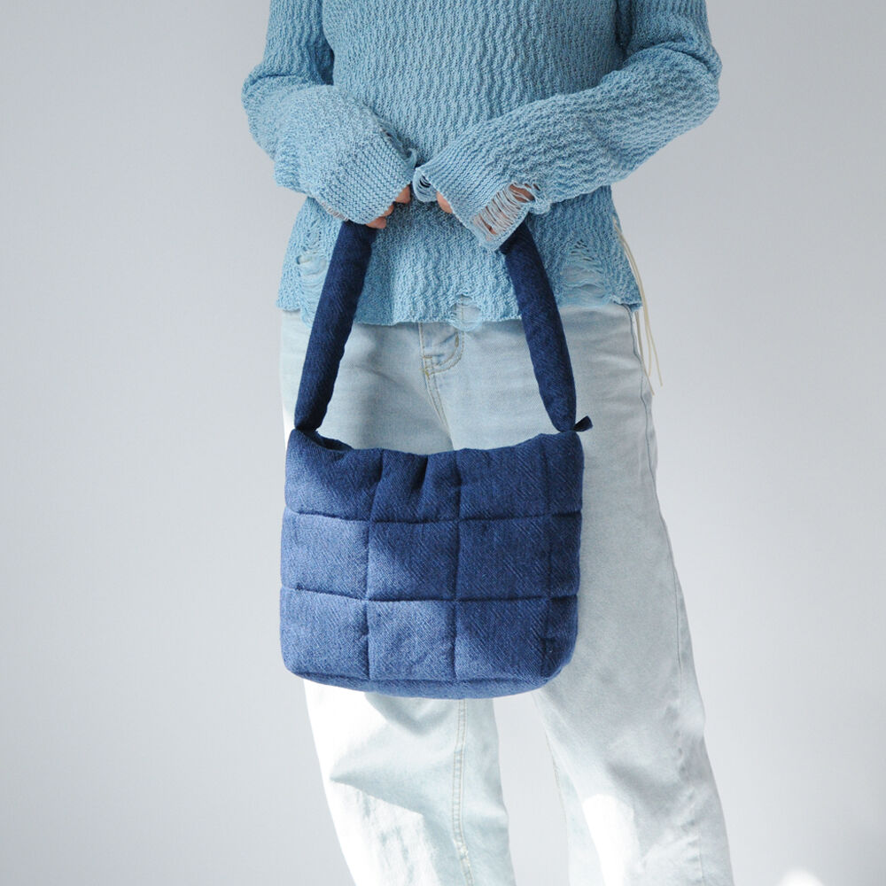 ☆DE MERIEL☆ Bonnie Canvas Bag SmallDenim BONNIE CANVAS