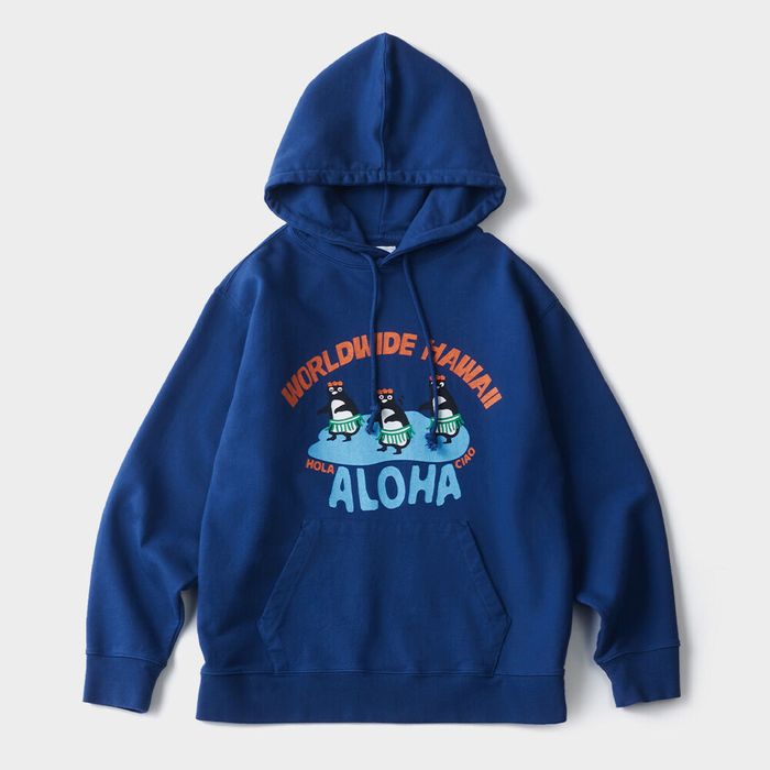 Worldwide Hawaii Hula Penguin Hoodie (Zam Purple) - 감도 깊은 취향 셀렉트샵 29Cm