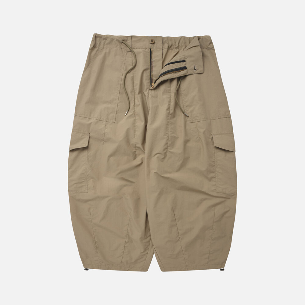 パンツ THE COLDEST MOMENT TCM easy cargo half pants grey beige TCM easy cargo half pants (grey beige) - thecoldestmoment