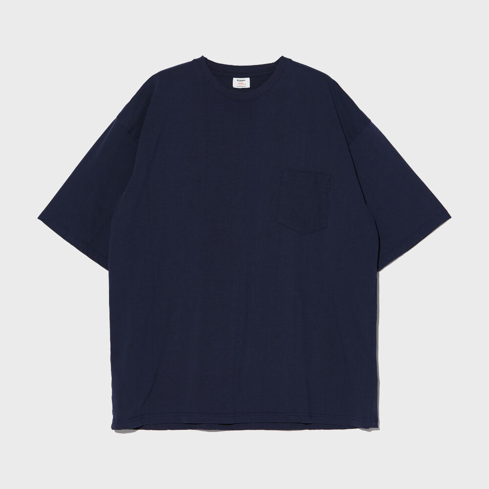 POCKET & CREW 2PACK SS T-SHIRT ブラック ネイビー POCKET & CREW 2PACK SS T-SHIRT (NAVY)