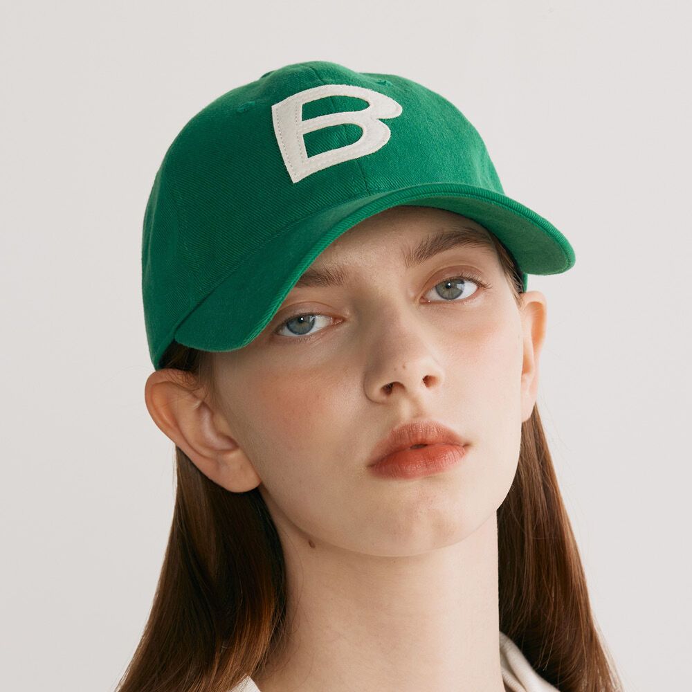 VINTAGE B PATCH CAP - GREEN - 감도 깊은 취향 셀렉트샵 29CM