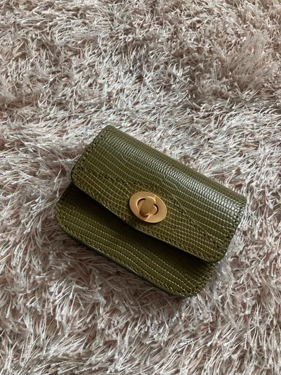 ★you a use★ Wonder wallet (Lizard khaki) Wonder wallet (Lizard khaki) - 감도 깊은 취향 셀렉트샵 29CM