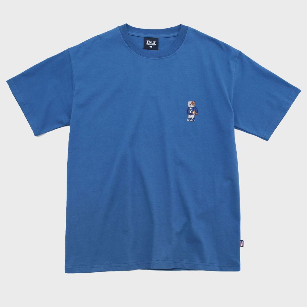 EMBROIDERY HANDSOME DAN TEE BLUE 감도 깊은 취향 셀렉트샵 29CM