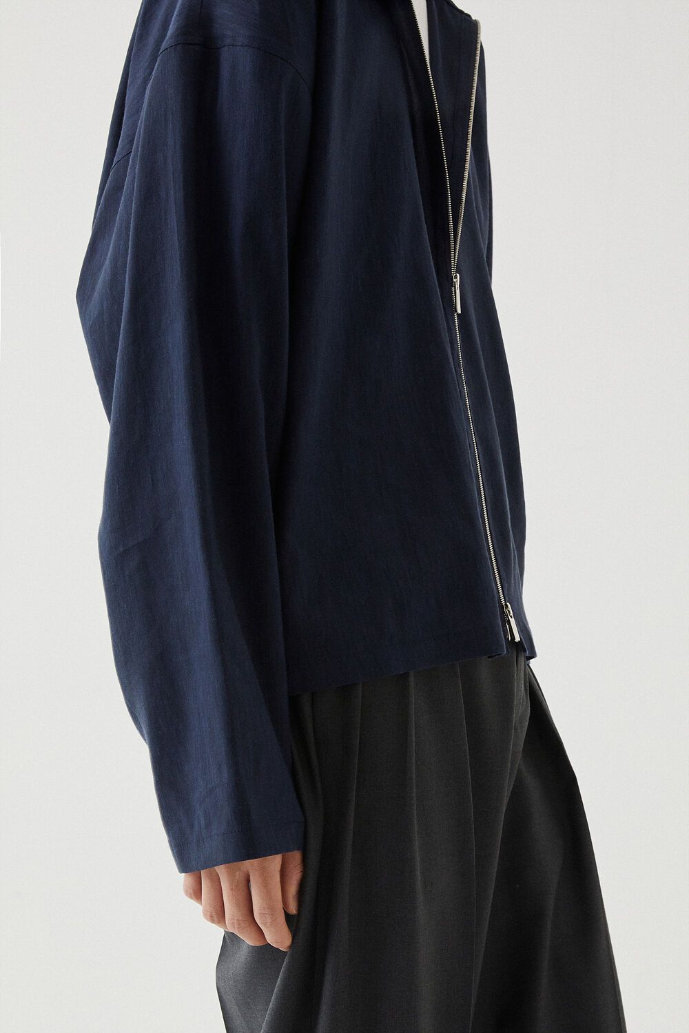 LINEN ZIPUP JACKET (DARK NAVY) 감도 깊은 취향 셀렉트샵 29CM