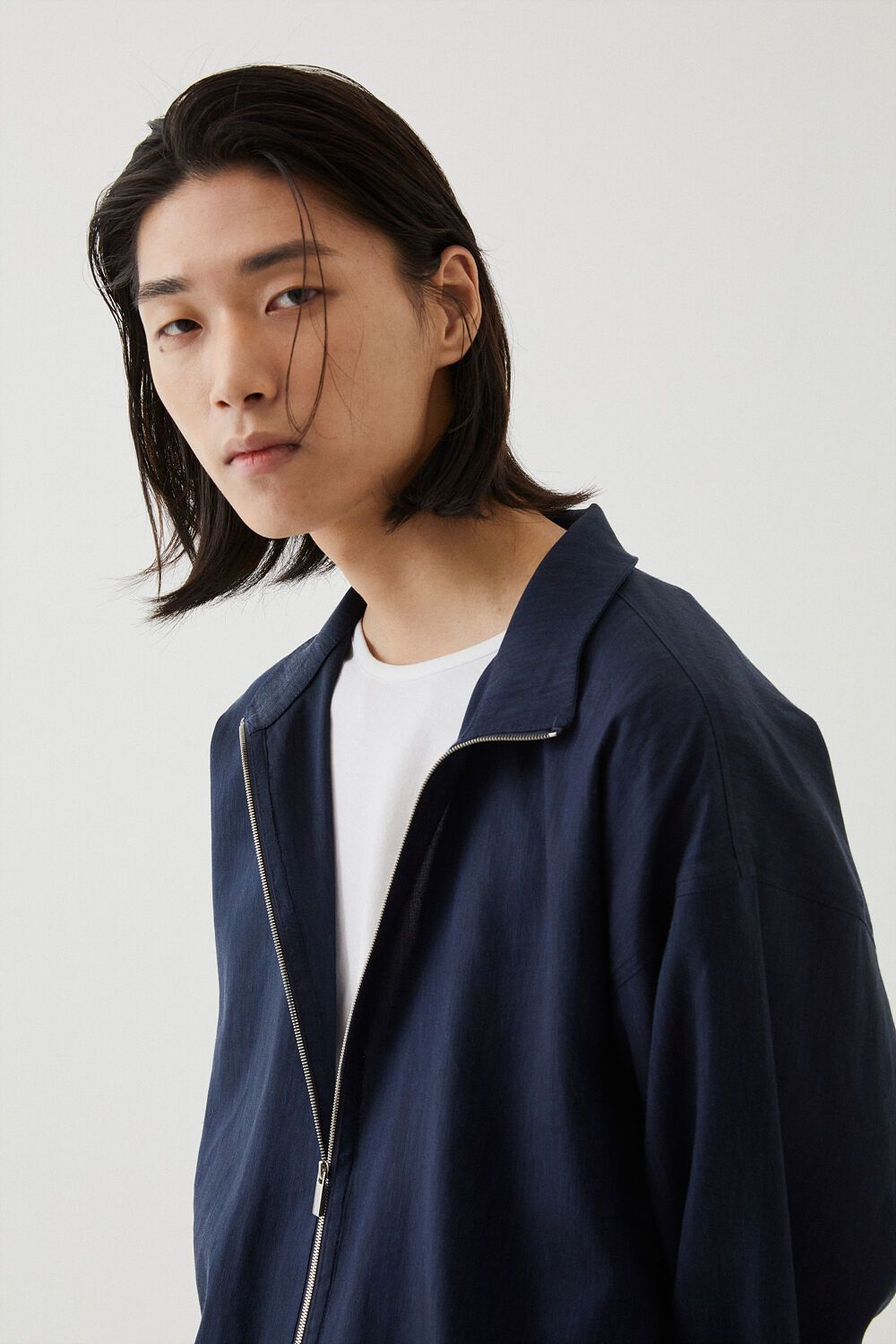 LINEN ZIPUP JACKET (DARK NAVY) 감도 깊은 취향 셀렉트샵 29CM