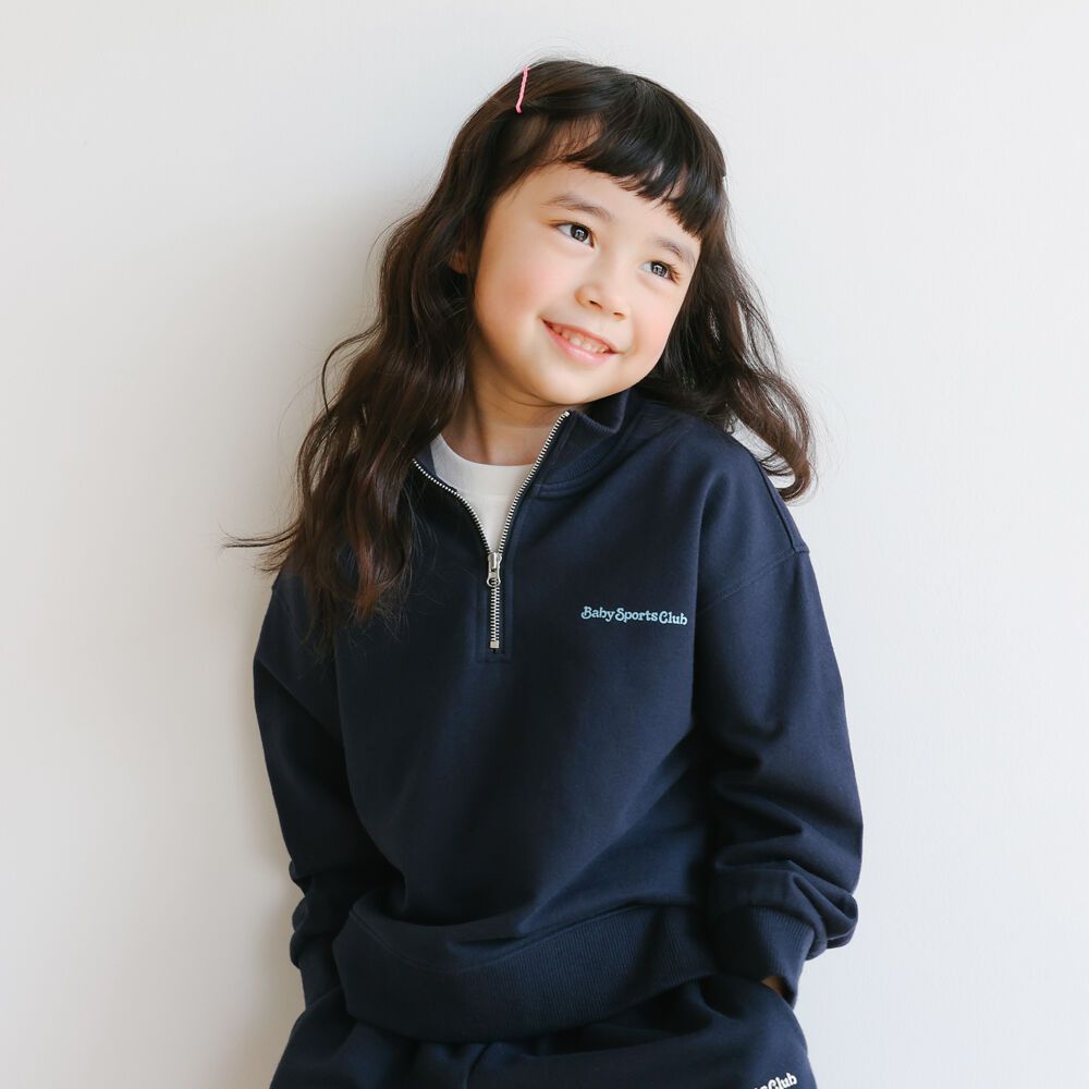 Baby Sports Club HalfZip pullover _ For Kids (Navy) 감도 깊은 취향 셀렉트샵 29CM