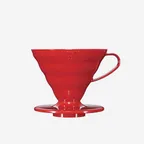 하리오 V60 플라스틱 드리퍼 02-레드 (VD-02R)