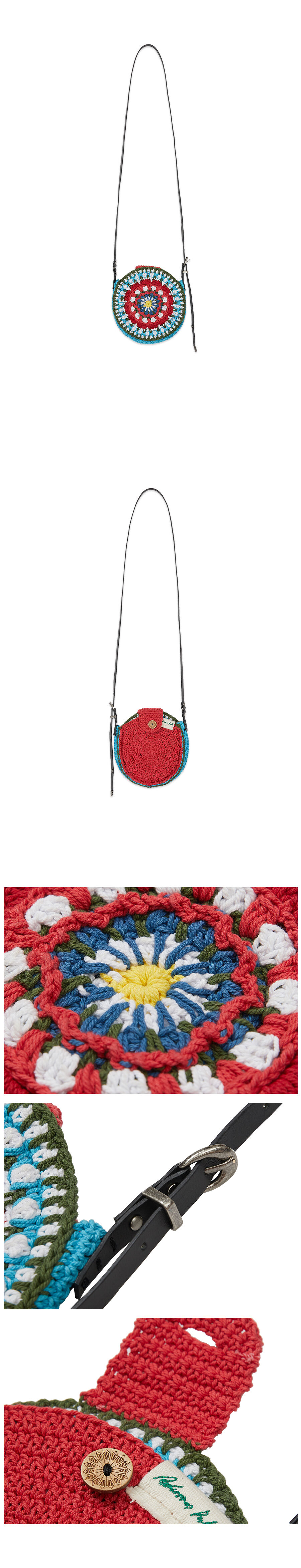 (ESSENTIAL) UNISEX HAND CROCHET TAMBOURINE BAG aaa302u(BLUE/ 감도 깊은 취향