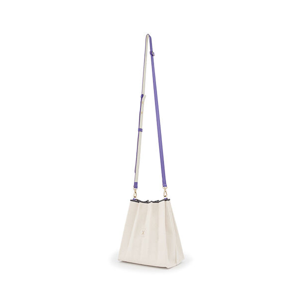 ★TOUT Y EST★ Lucky Pleats Canvas Pop Cross Mini Very Peri Lucky Pleats Canvas Tote Pop XS Very Peri | JOSEPH AND STACEY