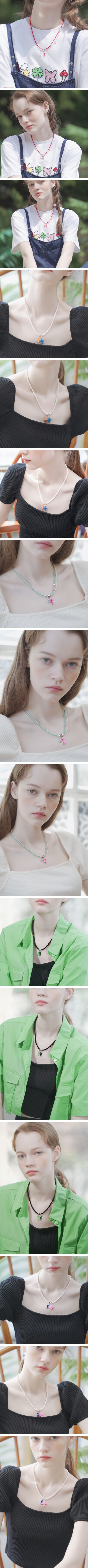 <br><p align='center'><br><p align='center'>Color enamel BONBEAU ami bear silver pendant 컬러 에나멜 곰돌이 실버 펜던트</p></p>