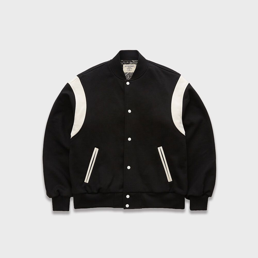 VINTAGE HEAVY COTTON VARSITY JACKET (BLACK) 감도 깊은 취향 셀렉트샵 29CM