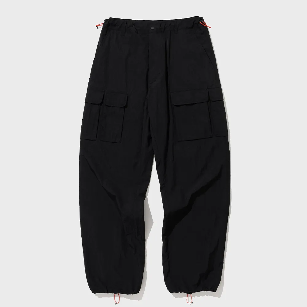 【SATIIIZ】Cope multi-pocket string nylon pants SATIIIZ】Cope multi-pocket string nylon pants