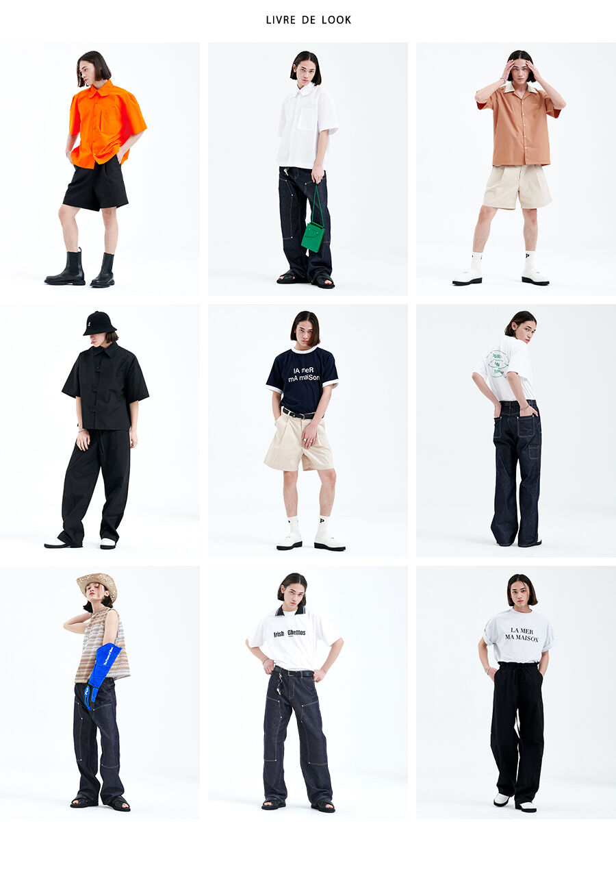【LA MER MA MAISON】22SS★ COLOR TAG ONE TUCK SHORT LA MER MA MAISON] COLOR TAG ONE TUCK SHORT BLACK - 감도 깊은