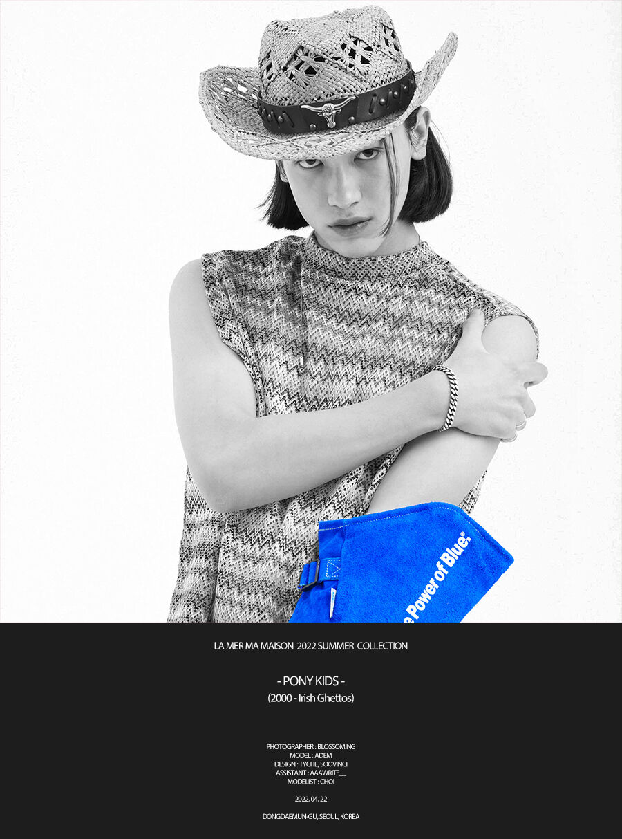 LA MER MA MAISON] COLOR TAG ONE TUCK SHORT BLACK - 감도 깊은