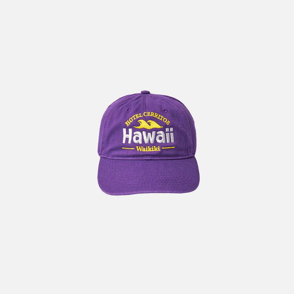 HELLO■Washed Typo Arch Logo 6panel Cap_Pacific Blue Washed Typo Arch Logo 6panel Cap_Pacific Blue - 감도 깊은
