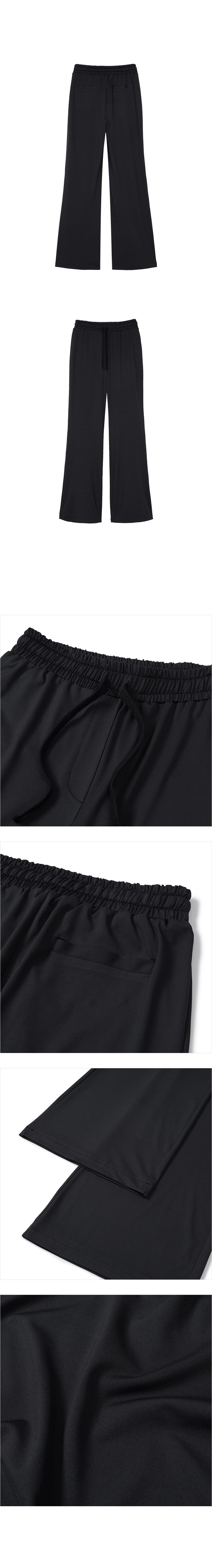 Bootcut Jersey Pants in Black VW2ML16910 감도 깊은 취향 셀렉트샵 29CM