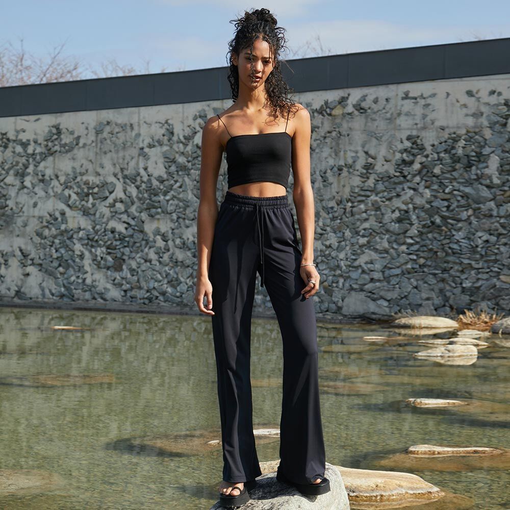 Bootcut Jersey Pants in Black VW2ML16910 감도 깊은 취향 셀렉트샵 29CM