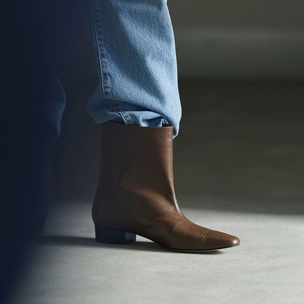 PERTH wide boots_saddle brown 감도 깊은 취향 셀렉트샵 29CM