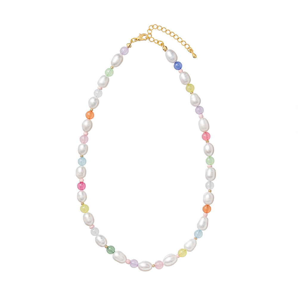 SILVER925) Opal Rough Heart Pearl Necklace NZ2033 - 감도