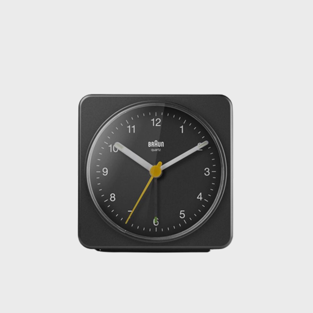 [BRAUN] Braun Clock Bc03 Black 감도 깊은 취향 셀렉트샵 29CM