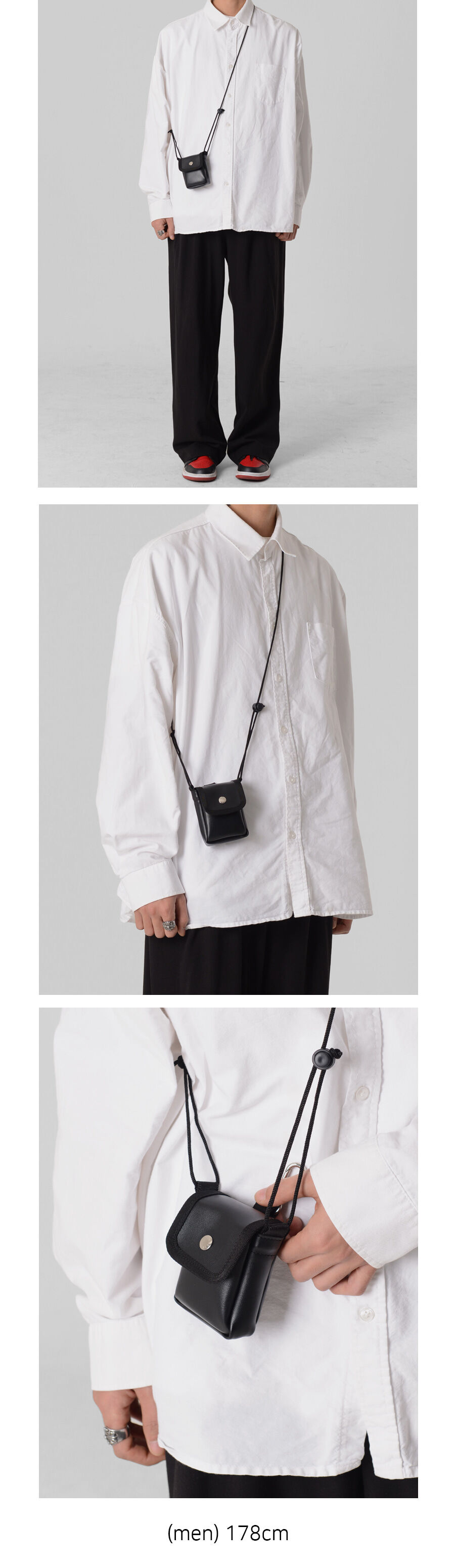 ECO LEATHER POUCH BAG (BLACK) 감도 깊은 취향 셀렉트샵 29CM